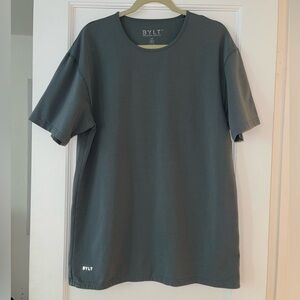 BYLT Basics Lux Straight Hem T-shirt Men’s XL - Green Grey